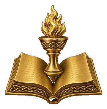 Book and flame